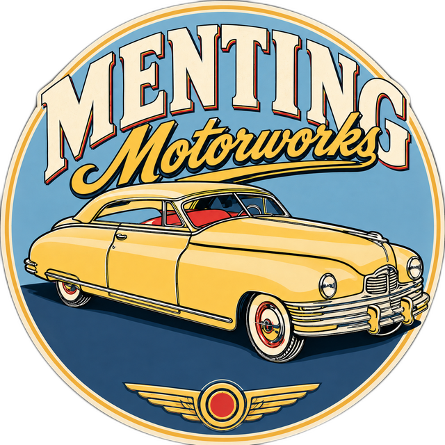Menting Motorworks badge logo